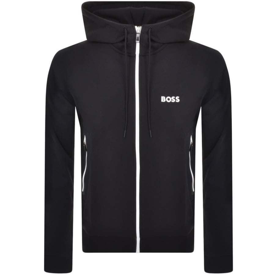 Hugo boss saggy hoodie navy discount